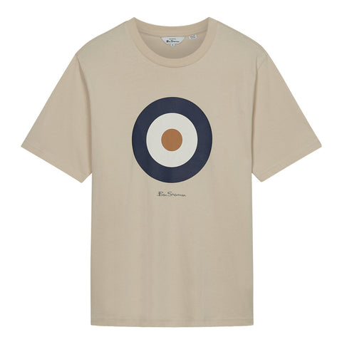 Ben Sherman Signature Target T-Shirt Cream