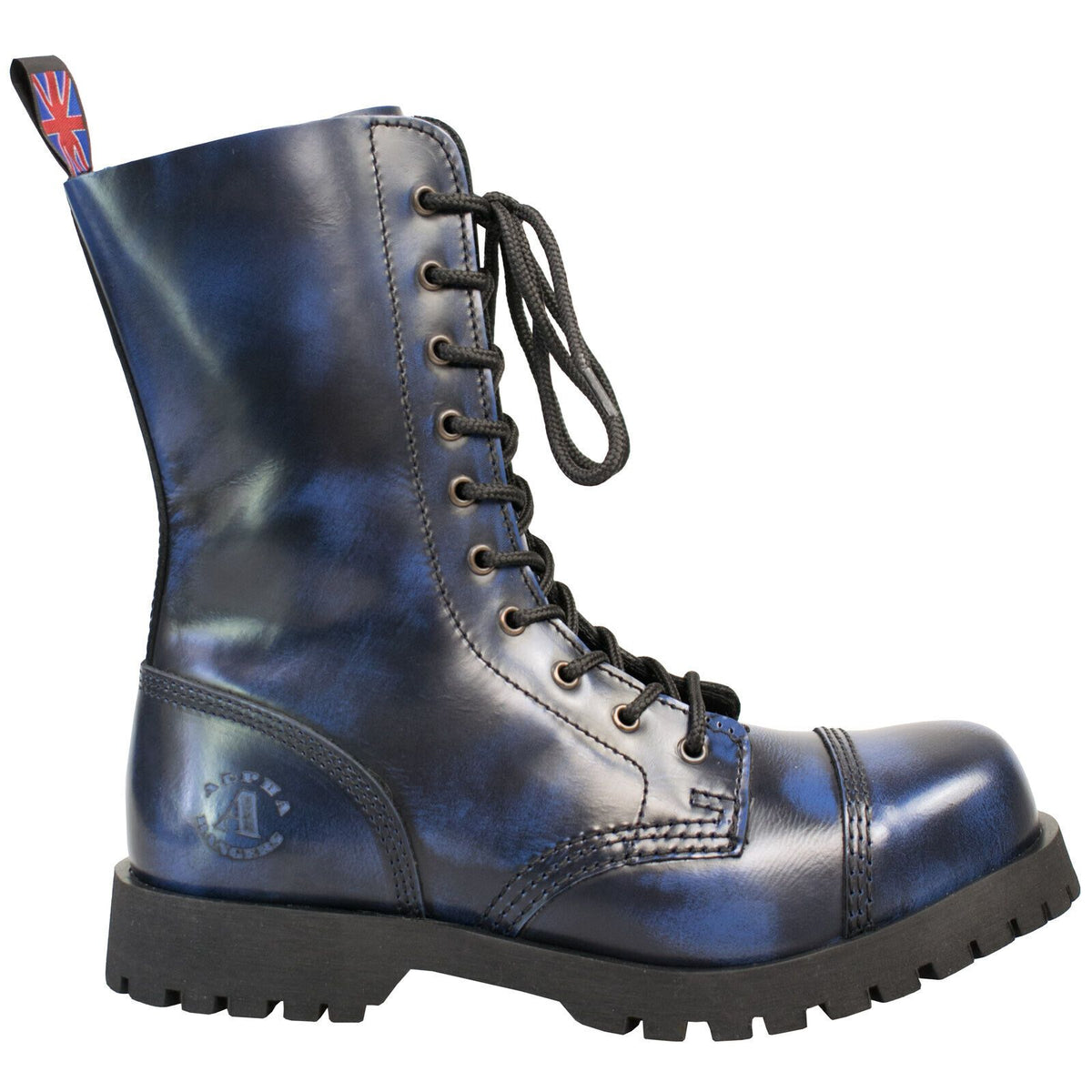 gear walk springerstiefel Alpha Rangers 10-loch Boot Festival Army Gothic Leder Springerstiefel – A and B Webshop