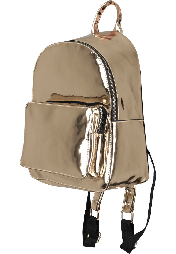 Metallic gold backpack sale