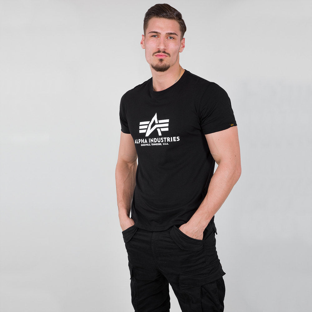 Alpha Industries Basic T-Shirt black – A and B Webshop