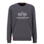 Alpha Industries Basic Sweater Embroidery vintage grey