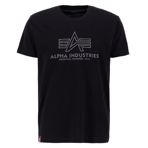 Alpha Industries Basic T Embroidery black/gun metal