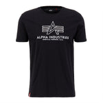 Alpha Industries Basic T Embroidery black/white