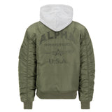 Alpha Industries MA-1 ZH Back EMB sage-green