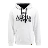 Alpha Industries Foam Print Hoody white