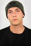 Alpha Industries 3D Beanie dark green
