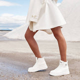 Refresh High Top Sneakers White