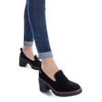 Refresh Block Heel Loafers Black