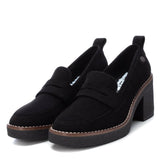 Refresh Block Heel Loafers Black