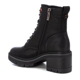 Refresh Block Heel Lace Boots Black