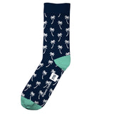 Dedicated Socks Sigtuna Palms Navy