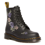 Dr. Martens 1460 8-Loch Stiefel Vonda schwarz lila