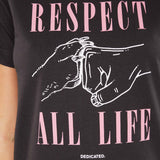 Dedicated T-Shirt Mysen Respect Life Charcoal