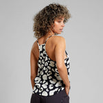 Dedicated Strap Top Hoby Painted Leopard Black