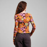 Dedidcated  Rib Top Ryd Flower Power Multi Color