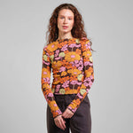 Dedidcated  Rib Top Ryd Flower Power Multi Color