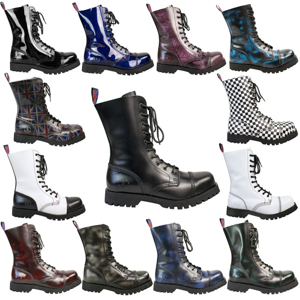 gear walk springerstiefel Alpha Rangers 10-loch Boot Festival Army Gothic Leder Springerstiefel – A and B Webshop