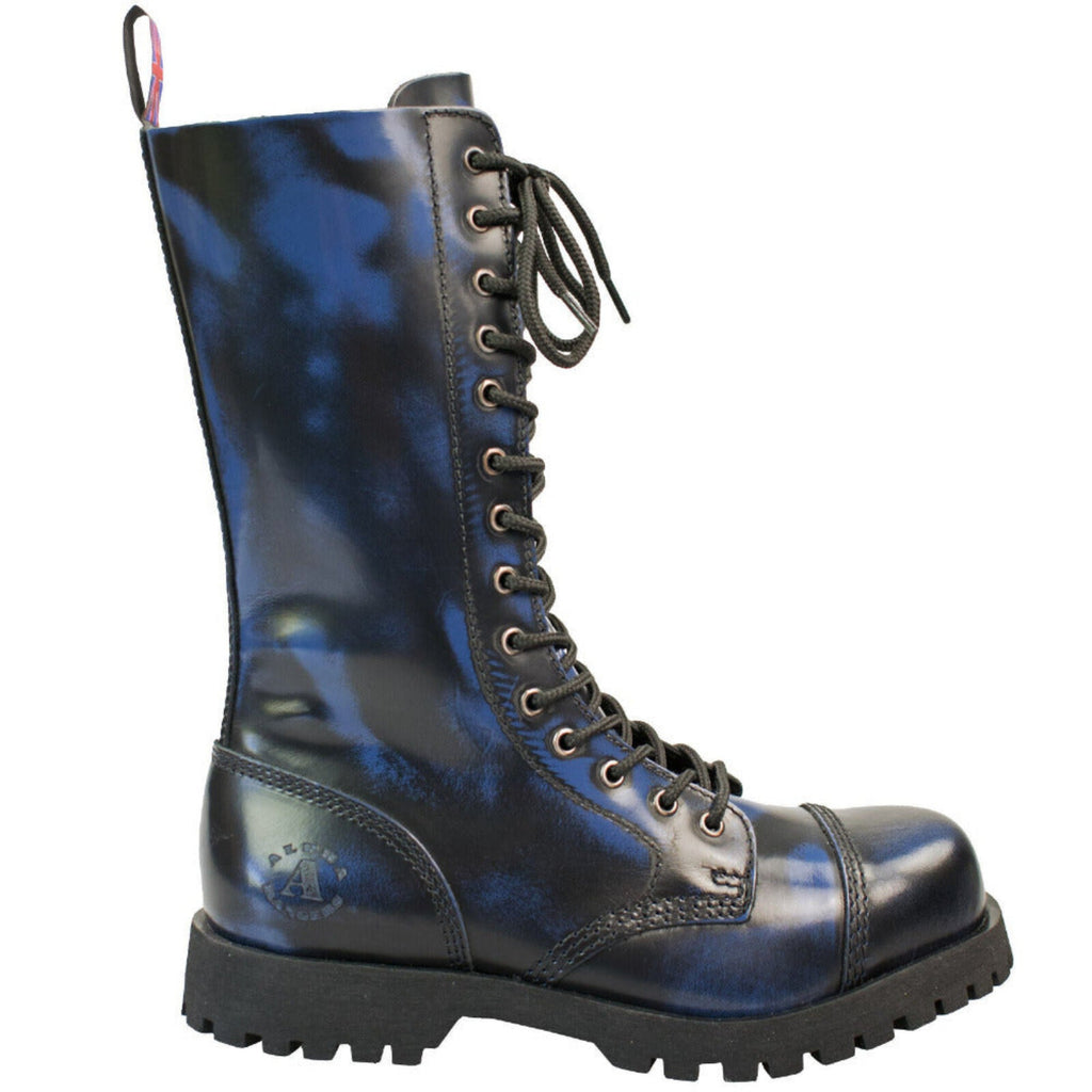 Alpha Rangers 14-loch Boot Festival Army Gothic Leder Springerstiefel – A and B Webshop