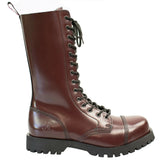 Alpha Rangers 14-loch Boot Festival Army Gothic Leder Springerstiefel Stahlkappe