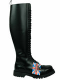 Alpha Rangers 30-loch Boot Ranger Festival Army Gothic Leder Springerstiefel
