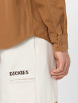 Dickies Duck Canvas Shirt Stone Washed Brown Duck