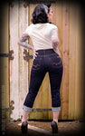 Rumble59 High-waisted Capri Jeans Second Skin