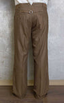 Rumble59 Vintage Loose Fit Pants New Jersey - Fischgrat braun