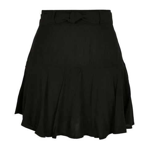 Urban Classics Ladies Viscose Mini Skirt black