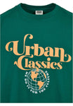 Urban Classics Organic Globe Logo Tee green