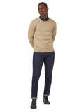 Ben Sherman Signature Knitted Crew Neck sand