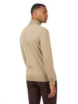 Ben Sherman Signature Knitted Roll Neck sand