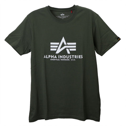 Alpha Industries Basic T-Shirt dark oliv
