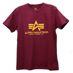 Alpha Industries Basic T-Shirt burgundy