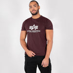 Alpha Industries Basic T-Shirt deep maroon