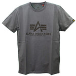 Alpha Industries Basic T-Shirt greyblack black