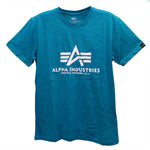 Alpha Industries Basic T-Shirt blue lagoon