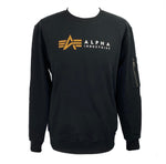 Alpha Industries Label Sweater black