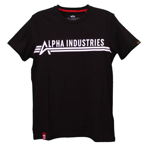 Alpha Industries T-Shirt black/white