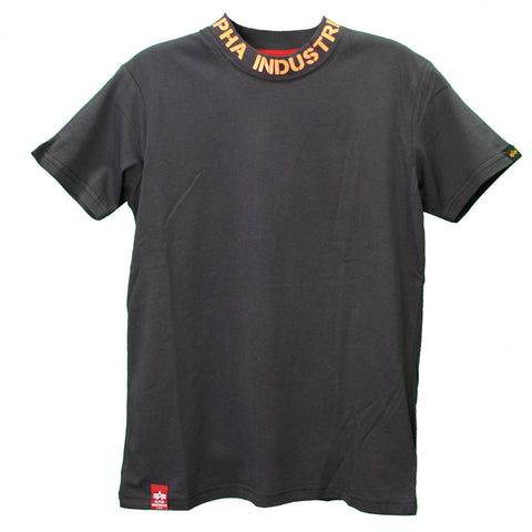 Alpha Industries T-Shirt Neck Print iron grey