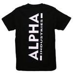Alpha Industries T-Shirt Backprint T black