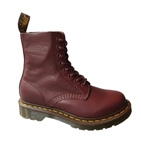 Dr. Martens 1460 Pascal Virginia 8-Loch Stiefel Cherry Red