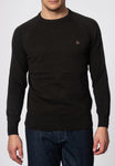 Merc Berty Cashmere Blend Jumper Marl Khaki