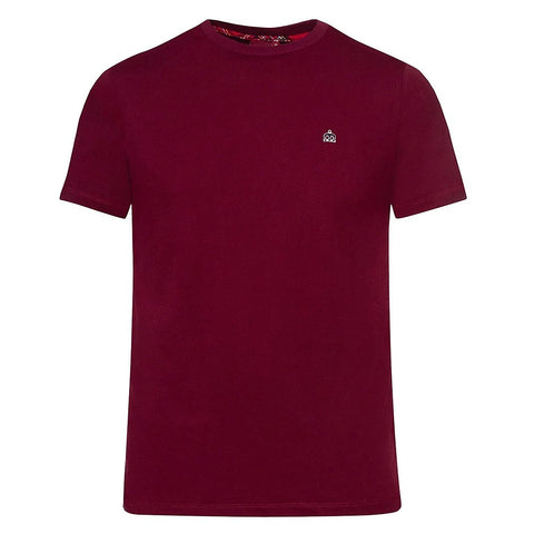 Merc London Keyport T-Shirt Burgundy