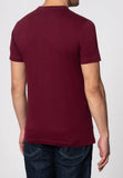 Merc London Keyport T-Shirt Burgundy