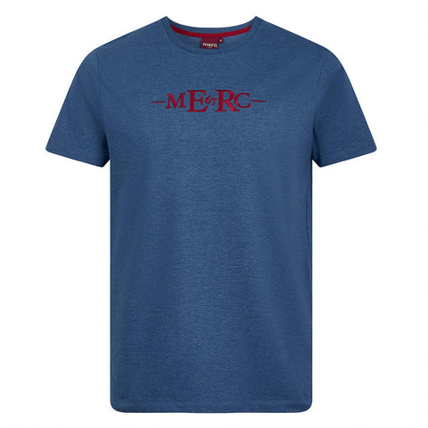 Merc London Acacia T-Shirt Blue Marl