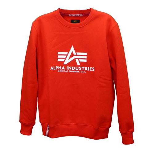 Alpha Industries Basic Sweater atomic red