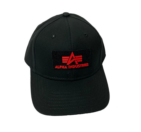 Alpha Industries Velcro II Cap black/red