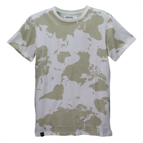 Dedicated Tee Stockholm World Off-White Beige