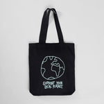 Dedicated Tote Bag Torekov Local Planet Stoffbeutel black