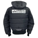 Alpha Industries Hooded Puffer FD Rev. vintage green